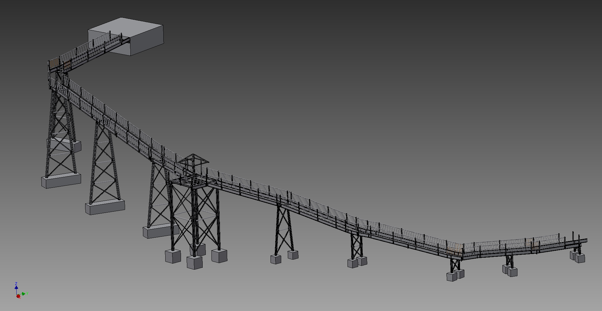 A3003786-空中步行通道